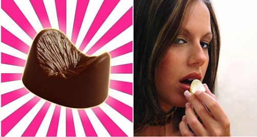 Incredible edible anus - chocolate prailines