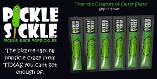 Pickle Sickle - the pickle juice popsicle