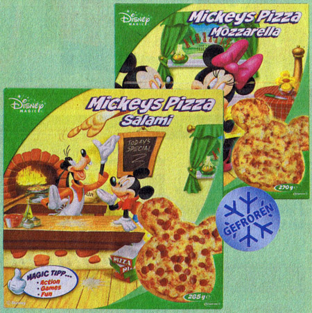 Mickey Mouse pizza